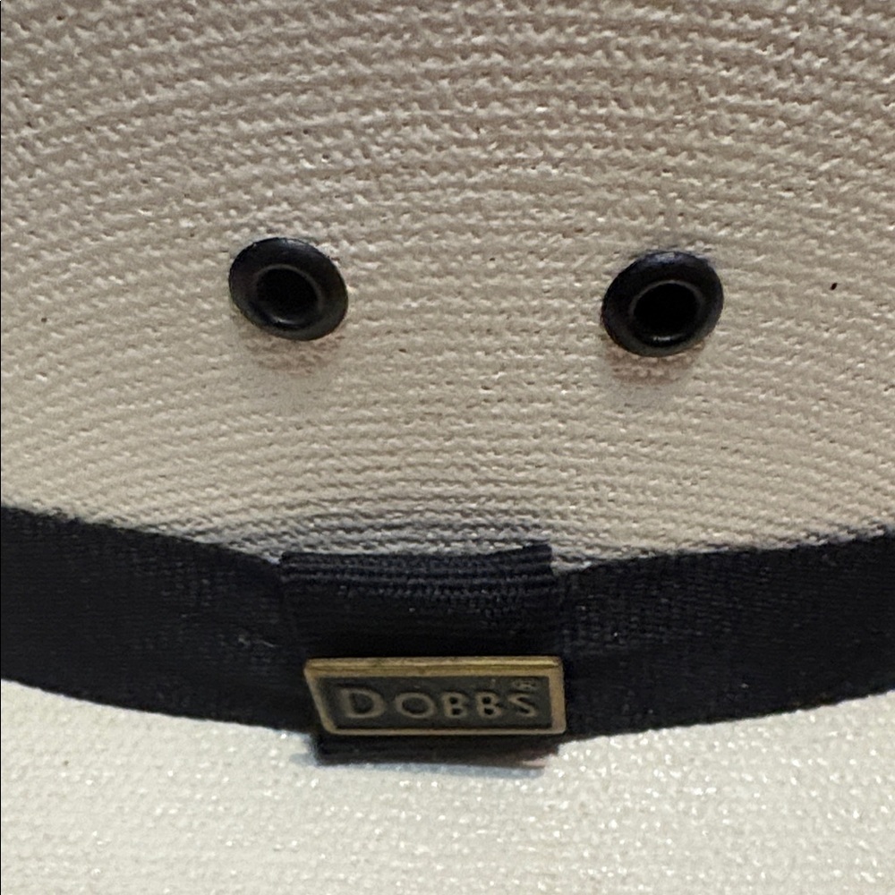 Dobbs Cowboy Hat Ivory 6 7/8 - Picture 10 of 16